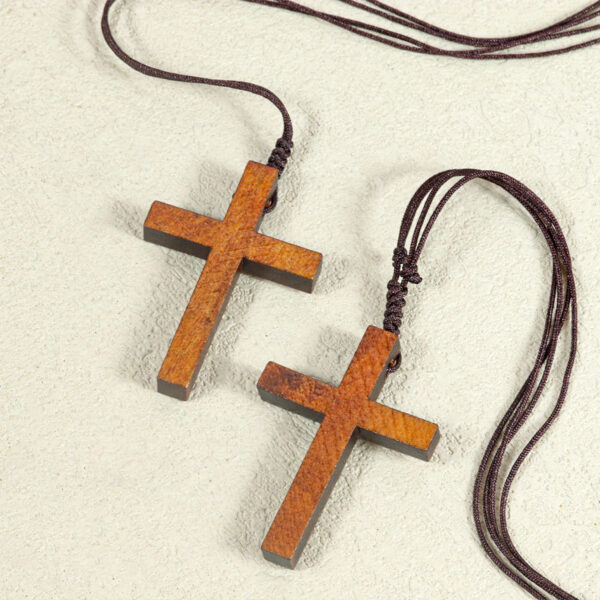 Wholesale Cross Necklace Coffee-Colored Necklace