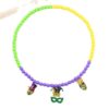 O1CN01GB4j9Z1T3MMGJJFjR_2677772326-0-cib Wholesale Carnival Colorfulful Beaded Mask Tassel Acrylic Pendant Necklace
