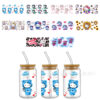 Wholesale Hello Kitty Hello Kitty UV DTF transfer crystal transparent sticker waterproof scratch-resistant cartoon wholesale cross-border
