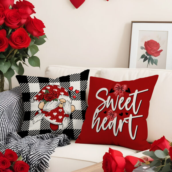 Wholesale Heart Pillowcase Red Set Valentine's Day