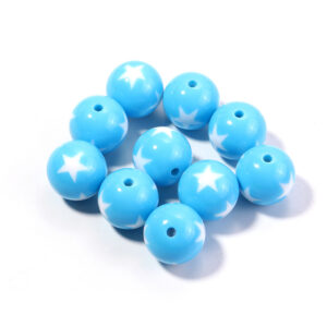 Blue / Diameter: 12mm, hole diameter 2.8mm, 20 pcs/pack