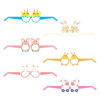 Wholesale Easter Dress Up Photo Paper Rabbit egg Glasses
