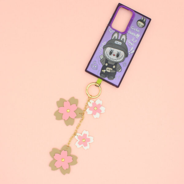 Wholesale Colorful flower bag pendant cute accessory keychain