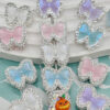 O1CN01GKlyUI1QqPuoxuC4Z_2215566152027-0-cib Wholesale Double sided full diamond colored bow beads