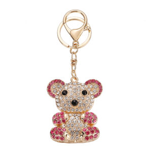 Diamond bear [rose red]