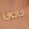 Wholesale Stainless steel titanium steel animal necklace