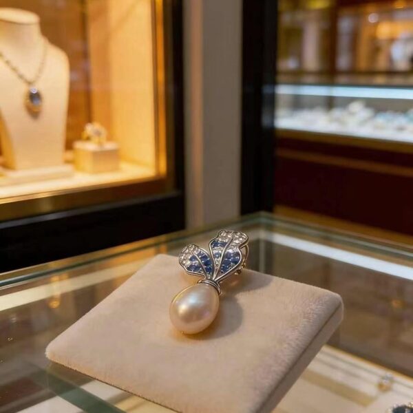 Wholesale luxury carrot universal buckle pendant pearl necklace