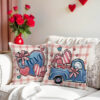 O1CN01GP4fPh2BnTJum71UQ_4183138383-0-cib Wholesale Love Heart Cover Pink Set Cover Versatile Valentine's Day Pillow