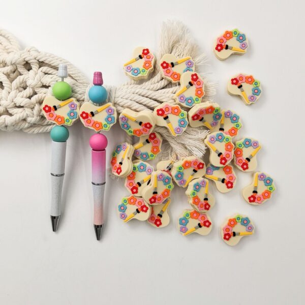 Wholesale 10pcs Cartoon Creative Flowers Multifunctional Silicone Beads