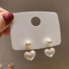 Wholesale Love Pearl Two Earrings