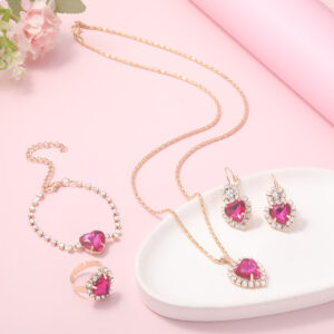 sku8022 love pink 4 piece set