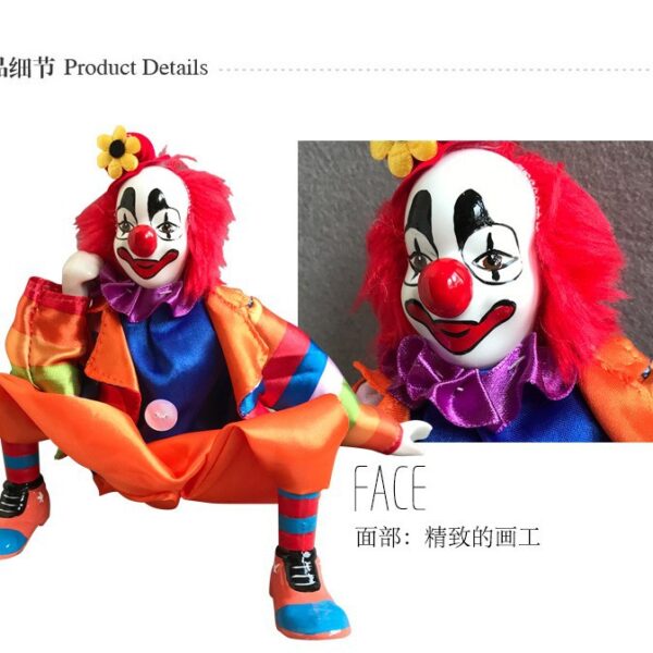 Wholesale Uncle Long Feet Ceramic Hanging Feet Clown Doll