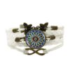 Wholesale Bohemian Mandala Time Gem Infinity Symbol Butterfly Bracelet