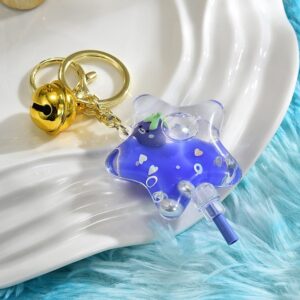 Purple five-pointed star lollipop