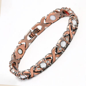 Antique copper white diamond