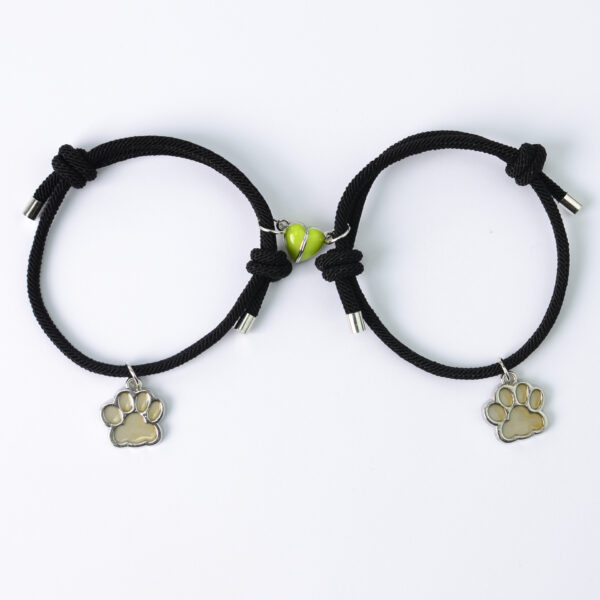 Wholesale Luminous Cat Paw Dog Paw Love Magnet Magnetic Friendship Bestie Gift Personalized Model