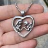 Wholesale Valentine's Day Heart-shaped Pendant Necklace