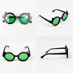 Cat glasses, green