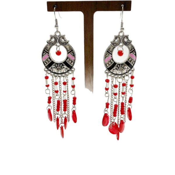 Wholesale Long tassel Bohemian earrings