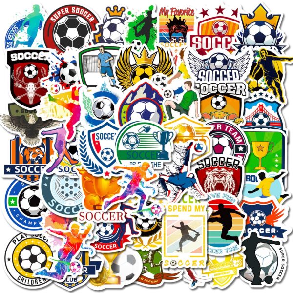 Wholesale 50 World Cup Soccer Series Waterproof Decorative Stickers