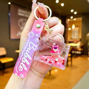 Gradient rope [platinum bag] milk pink berry bear