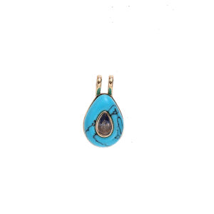 December (natural stone separate pendant)