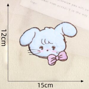 Rabbit head patch - adhesive-free