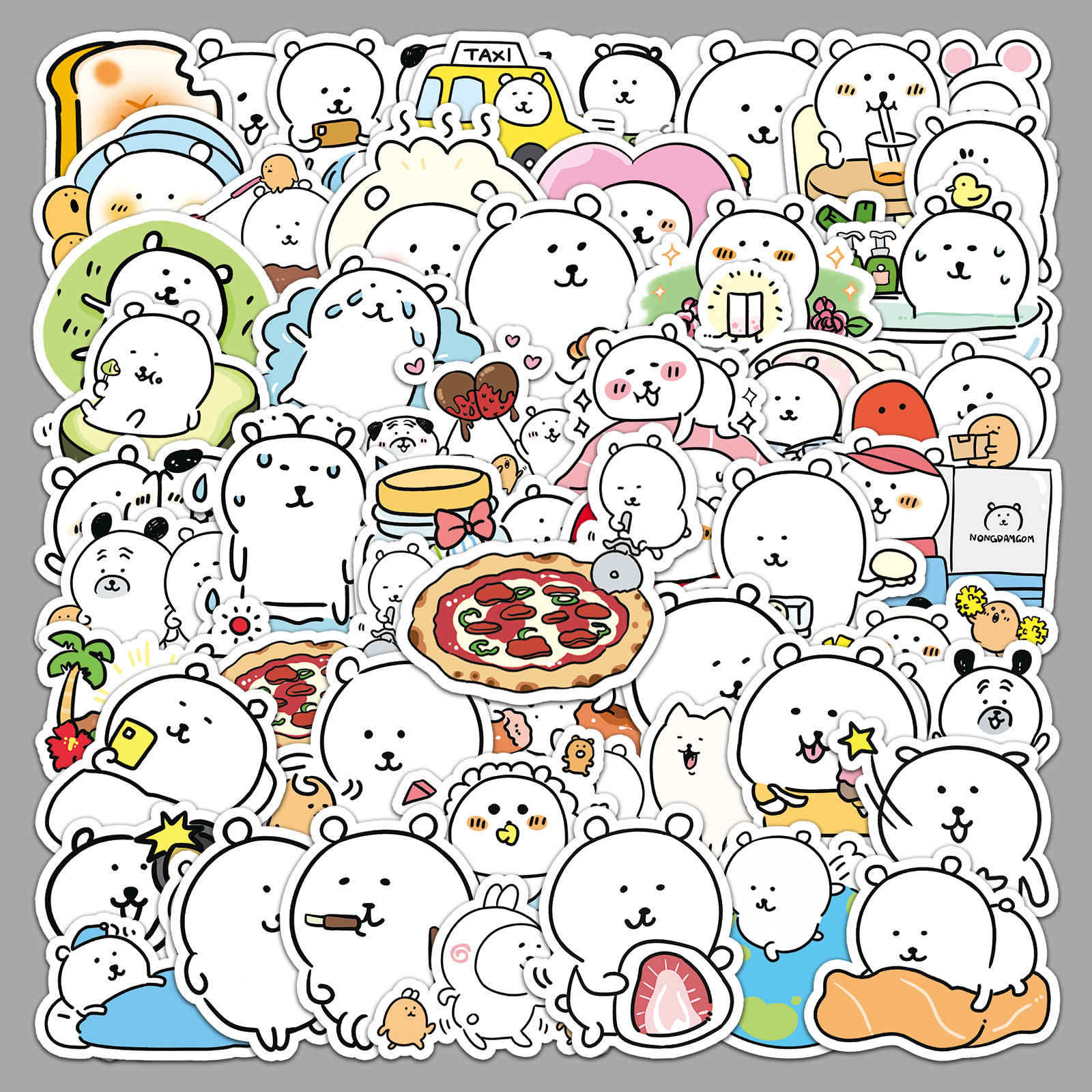 Wholesale cartoon cute bear stickers