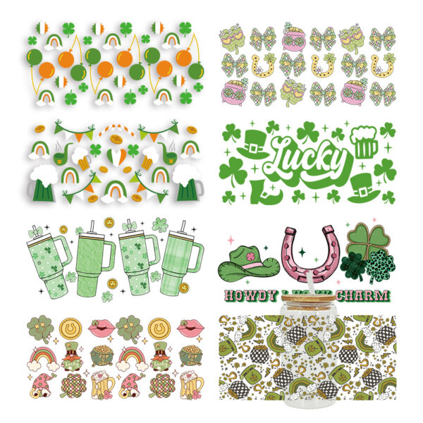 Wholesale UV Transfer Paste Glass Crystal Label Crystal Paste 16OZ UV DTF WRAPS