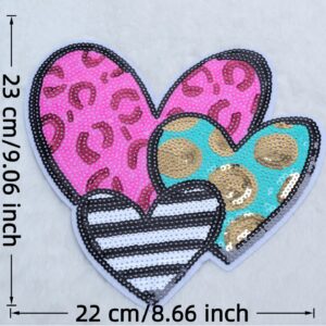 Three hearts-------Adhesive style