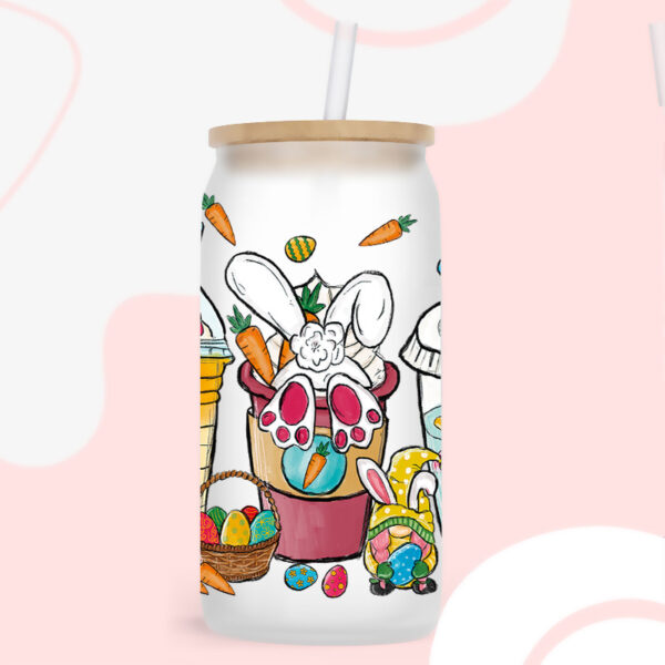 O1CN01GuMIq32HYiBTwamCk_1575589163-0-cib Wholesale Colorful Cartoon Bunny 16oz Cup UV DTF Wraps