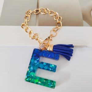 Blue chain letter e