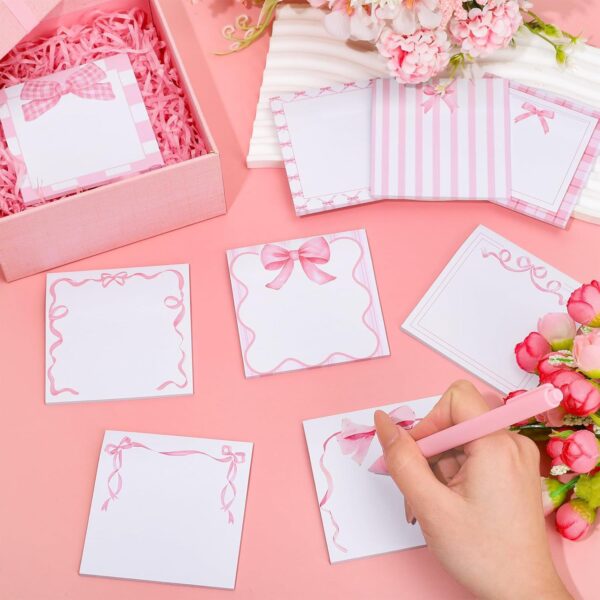 Wholesale Creative Sticky Notes Pink Bow Cute
