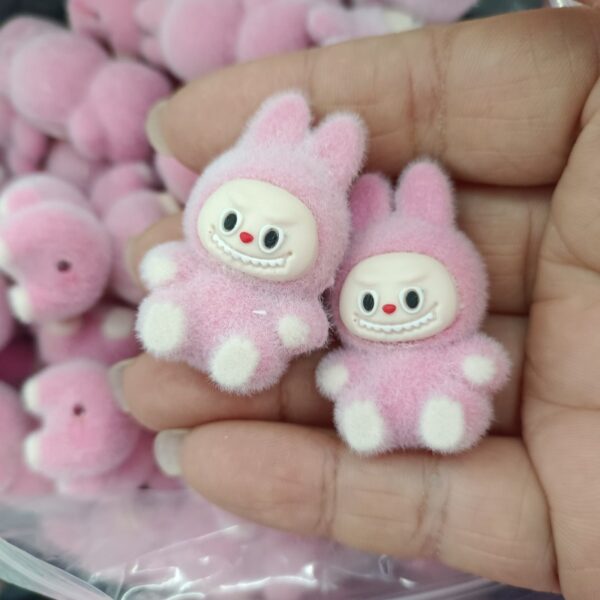 Wholesale 10pcs Sitting Long Fleece Plush Cartoon Acrylic Beads OLY Exclusive