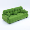 O1CN01GyNeGG24hn4IqmUsu_2212776247423-0-cib Wholesale 1:12 Miniature Doll Sofa Flocked Cream Style Doll Aessories