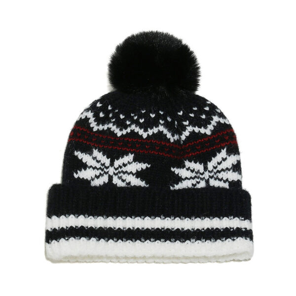 O1CN01H1AWvZ2GUlDflCbJf_2208906449019-0-cib Wholesale Winter Thickeneded Warm Christmas Snowflake Hat