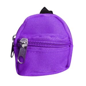Purple 8x7cm small school bag