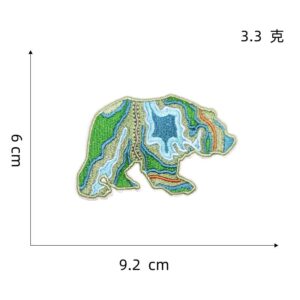Bear cloth stickers 6#