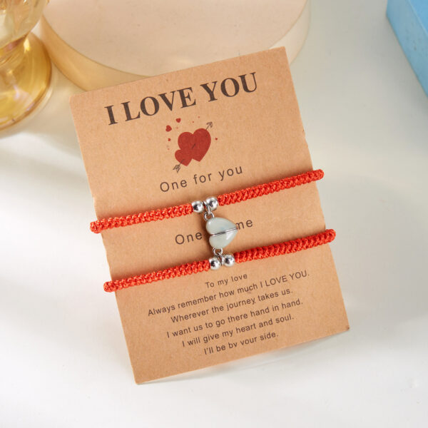 Wholesale Valentine's Day Luminous Love Girlfriend Bracelet