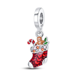 Cyc051-warm heart socks pendant