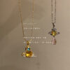 Wholesale 3D Planet Necklace
