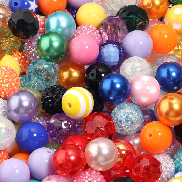 O1CN01H8bb4u2HlXFaBBcFb_2206784719191-0-cib Wholesale Candy resin stripe beads 20mm color resin round beads