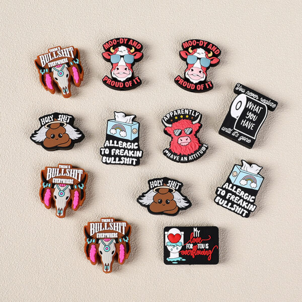 O1CN01H9g05x1CRJWBCwLUZ_2217794230077-0-cib Wholesale 20pcs Epoxy English Letter Food Grade Silicone Beads