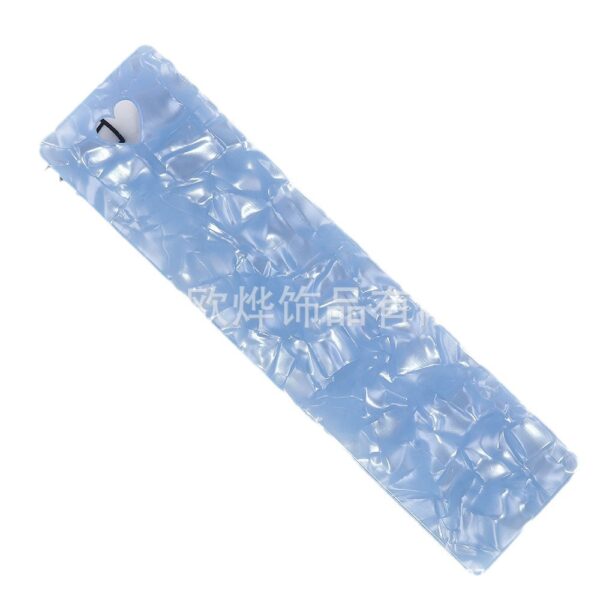 Wholesale Texture acrylic peach heart hanging rope bookmark