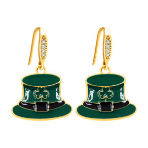 Dark green hat