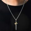 O1CN01HBdrx91g3RGCMGpIC_2217541994086-0-cib Wholesale Retro Stylish Gothic Sword Pendant Stainless Steel Necklace
