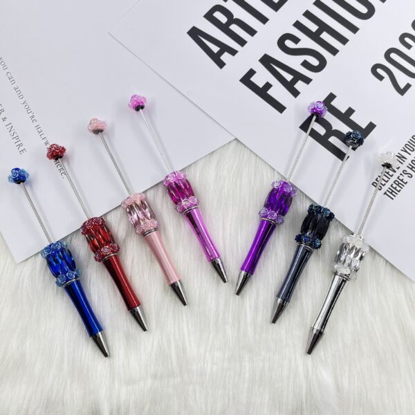 O1CN01HBpxRX248yxkf7BrF_934557347-0-cib Wholesale Crystal Rose Flower diy Beadable Pen
