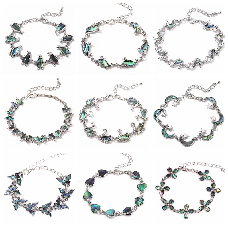 Wholesale Animal Butterfly Shell Butterfly Apple Bracelet