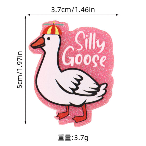 O1CN01HFmXAU2MBsX9tP1XG_2218764819790-0-cib Wholesale Acrylic Funny Animal Cartoon Glitter Patch Fun Cute Badge Refrigerator Material DIY Aessories