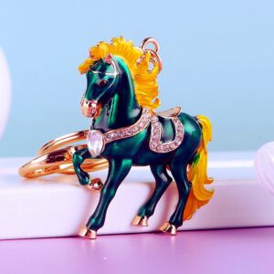 Lucky gemstone steed - emerald green / Single OPP bag packaging